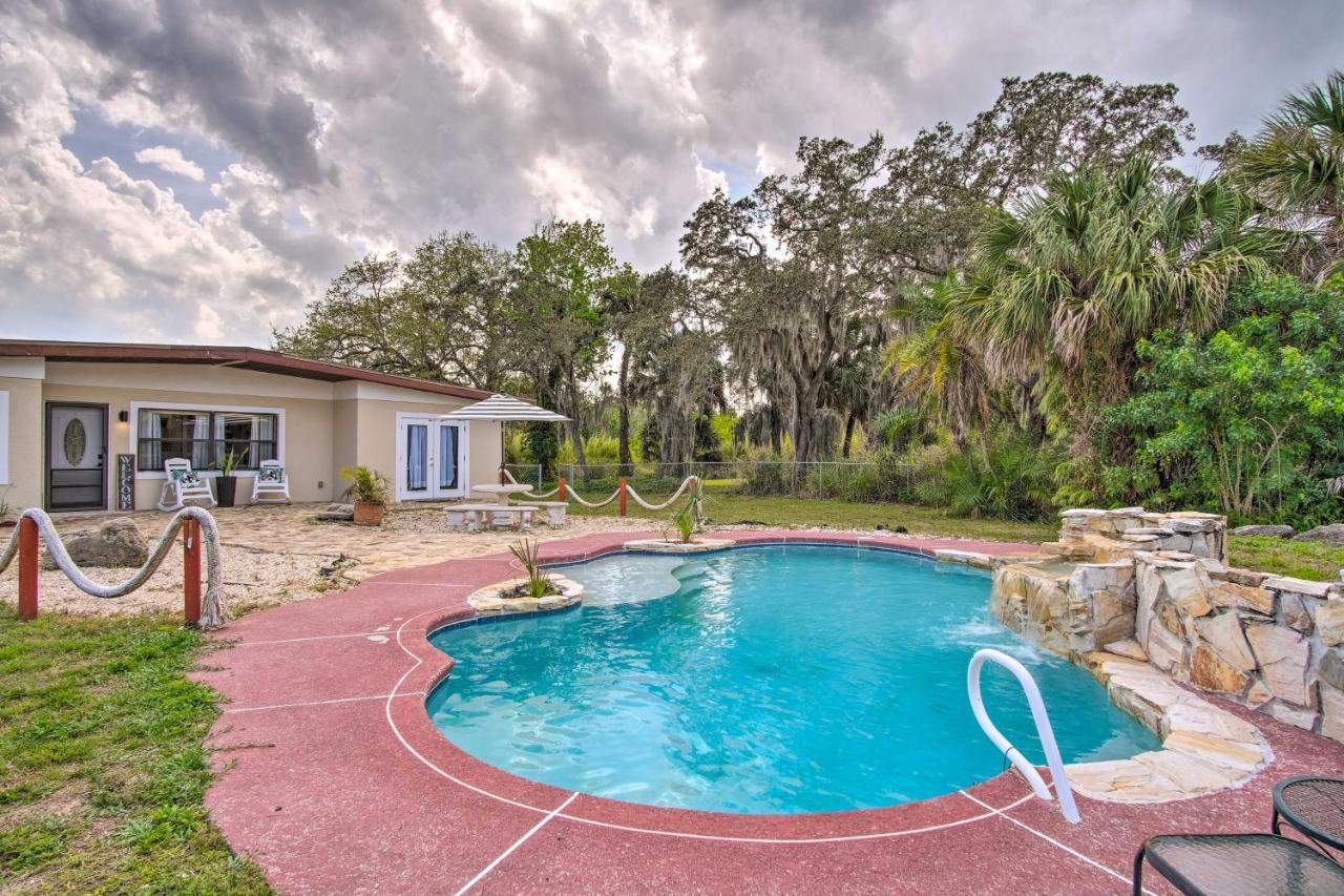 Cozy Melbourne Home With Deck And Pool 5 Mi To Beach! Exteriör bild